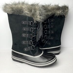 NEW Sorel Joan of Arctic Black Tall Winter Boots